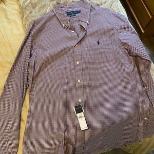 NWT Ralph Lauren checkered button down